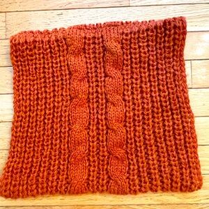 Infinity Scarf-cowl neck- handmade by me - knitted - autumn colors! Warm- pretty